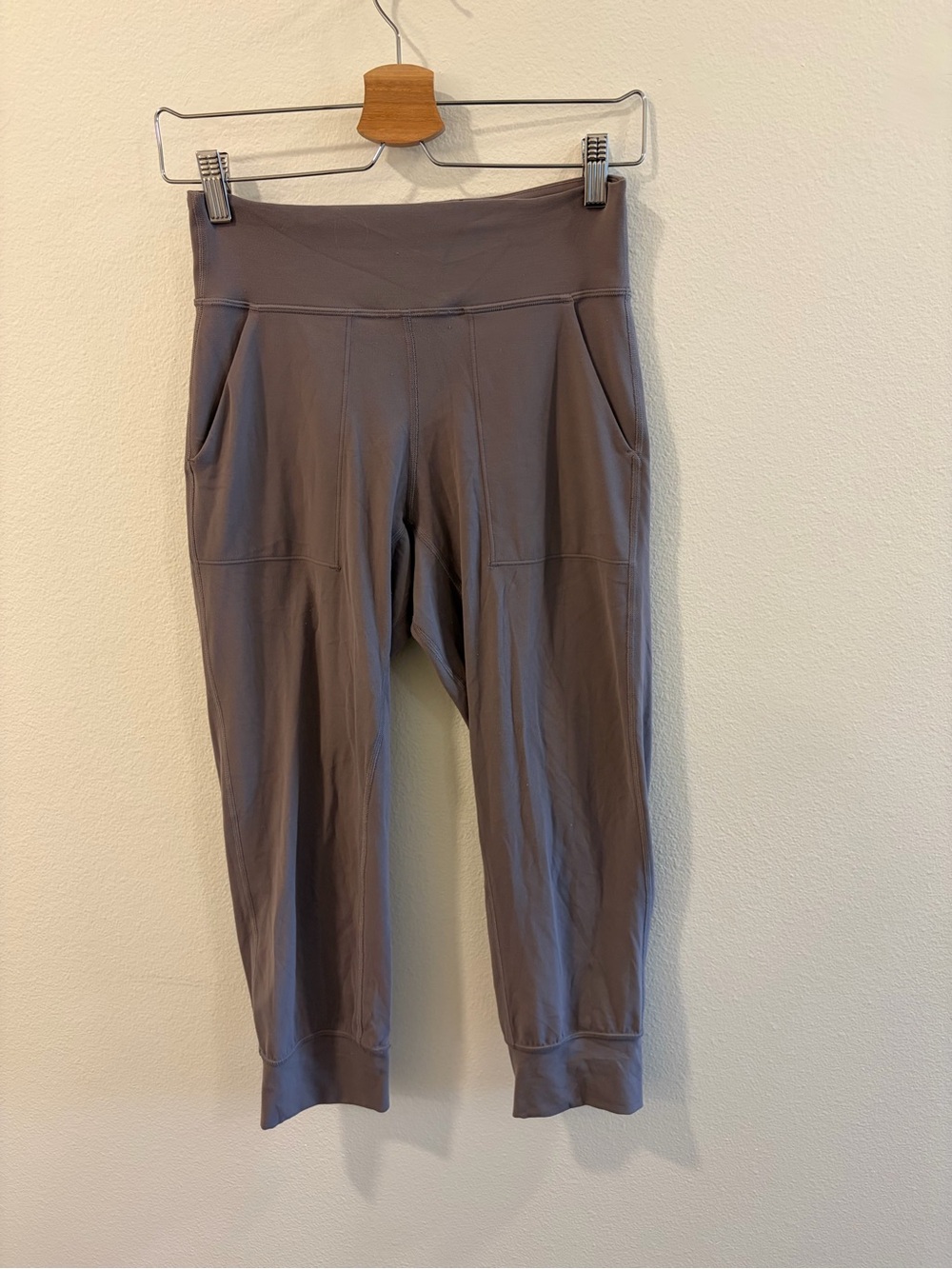 Lululemon Cropped Active Jogger Pants - Purple Gray
